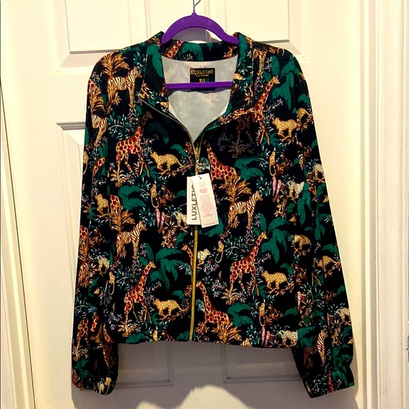 Lilly Pulitzer Jackets & Blazers - Lilly Pulitzer Luxletic Jacket-NWOT-XL- Dancing In The Moonlight